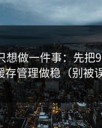 如果你只想做一件事：先把91网页版的缓存管理做稳（别被误导）
